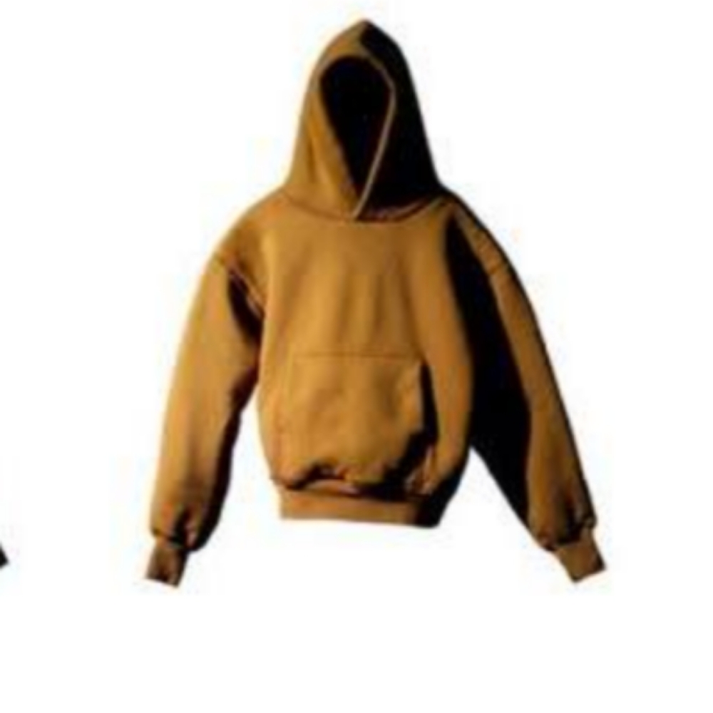 Kanye west yezzy gap perfect hoodie in tan